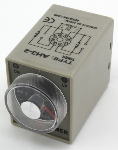 AH3-2 AC 220V 3s on delay DPDT time relay