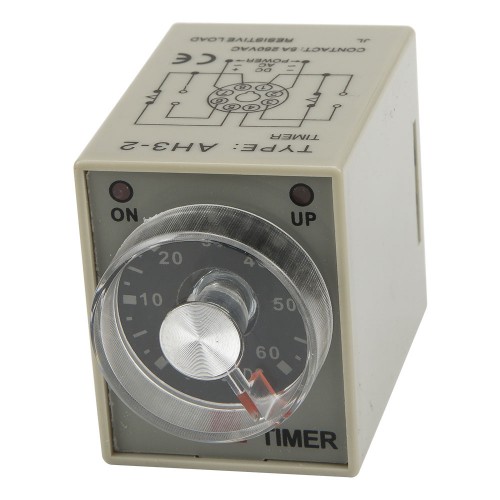 AH3-2 AC 220V 60s on delay DPDT time relay