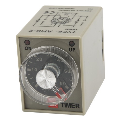 AH3-2 AC/DC 24V 60s on delay DPDT time relay
