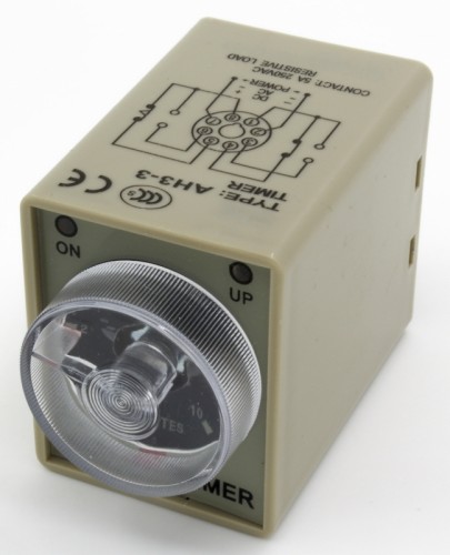 AH3-3 AC 220V 10min on delay SPDT and instantaneous SPDT time relay