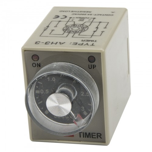 AH3-3 AC 220V 3s on delay SPDT and instantaneous SPDT time relay