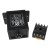 ASY-2D AC 220V 99s on delay DPDT black case digital time relay with socket base
