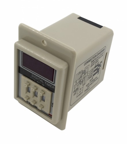 ASY-3D AC 220V 999s on delay DPDT white case digital time relay