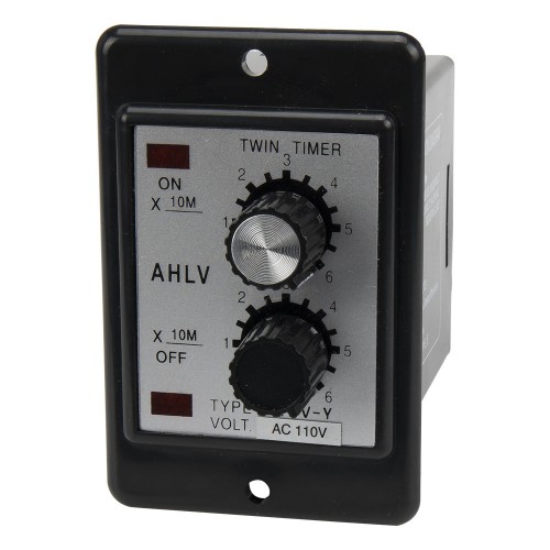 ATDV-Y AC 110V 60min on 60min off range repeat cycle SPDT time relay twin timer