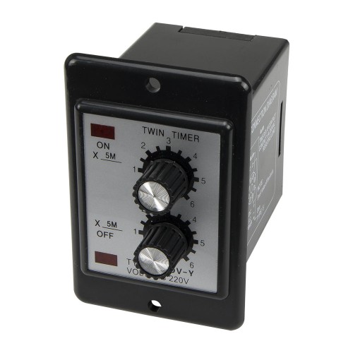 ATDV-Y AC 220V 30min on 30min off range repeat cycle SPDT time relay twin timer