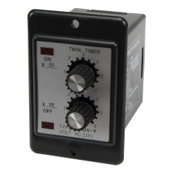 ATDV-Y AC 220V 30s on 30s off range repeat cycle SPDT time relay twin timer