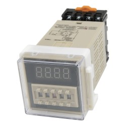 DH48S-1Z AC 220V on delay SPDT time relay with socket base