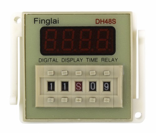 DH48S-1Z AC/DC 24V on delay SPDT time relay with socket base