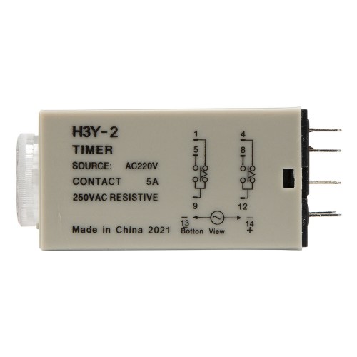 H3Y-2 AC 220V 60min on delay DPDT time relay timer