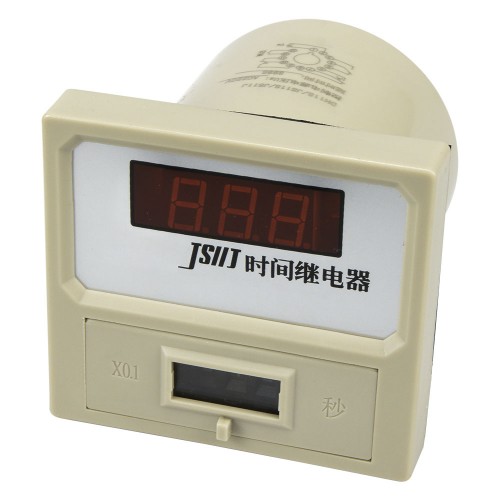 JS11J AC 220V 999s on delay DPDT and instantaneous SPDT time relay