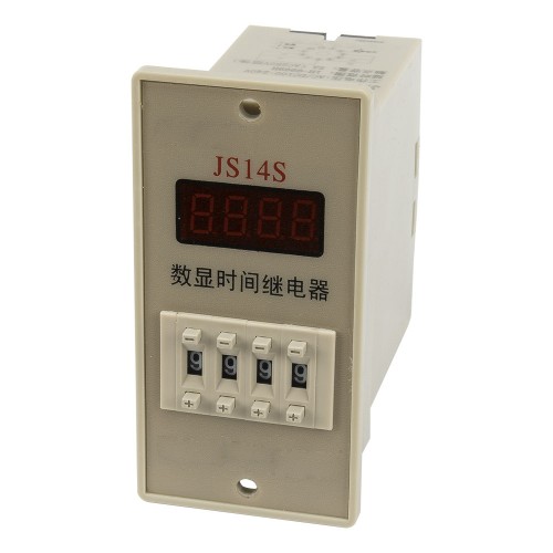 JS14S-4 AC/DC 12V 9999s on delay DPDT time relay