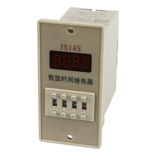 JS14S-4 AC/DC 24V 9999h on delay DPDT time relay