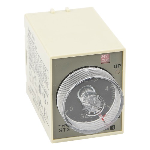 ST3PA-A AC/DC 24V 0.5s/5s/30s/3min on delay time DPDT time relay