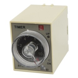 ST3PC-B AC 220V 1s/10s/60s/6min on delay time SPDT and instantaneous SPDT time relay