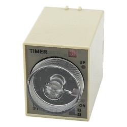 ST3PC-C AC 220V 5s/50s/5min/30min on delay time SPDT and instantaneous SPDT time relay