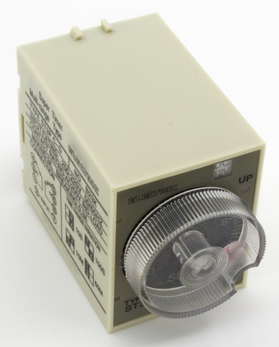 ST3PC-D AC/DC 12V 10s/100s/10min/60min on delay time SPDT and instantaneous SPDT time relay