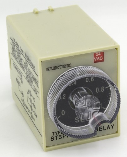 ST3PF AC 24VAC/DC 1s power off delay timer SPDT time relay