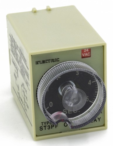 ST3PF AC 24VAC/DC 5s power off delay timer SPDT time relay