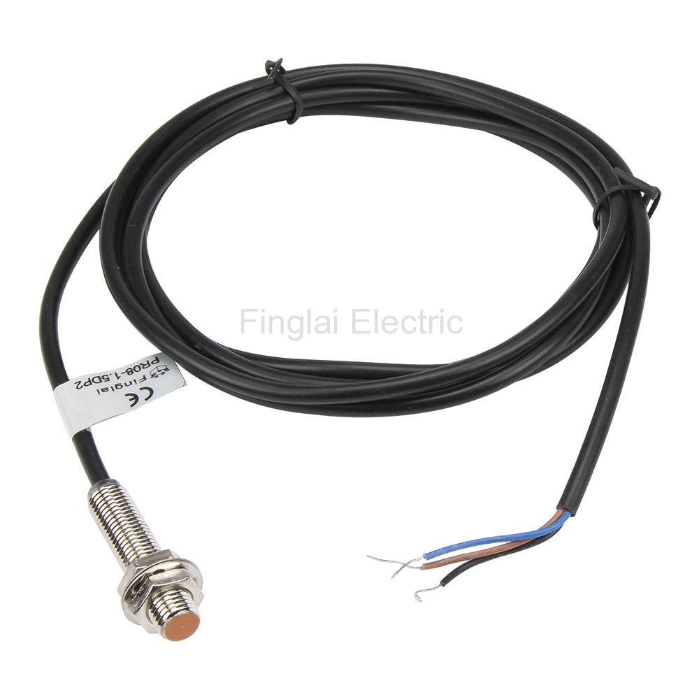 PR081.5DP2 M8 1.5m sensing PNP NC full view proximity switch sensor