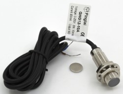 GHG12-10A Dia.12x37 10mm sensing 1.2m cable dry reed tube magnetic proximity sensor switch without work light