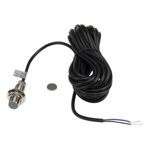 GHG12-10A Dia.12x37 10mm sensing 6m cable dry reed tube magnetic proximity sensor switch without work light