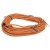 FSC12-FB-4 M12 4 pins bend female head 10m orange PVC cable sensor connector