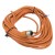 FSC12-FB-4 M12 4 pins bend female head 10m orange PVC cable sensor connector
