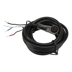 FSC12-FBLN-4 M12 4 pins bend female head 2m black PVC cable NPN sensor connector with LED indicator