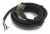 FSC12-FBLN-4 M12 4 pins bend female head 2m black PVC cable NPN sensor connector with LED indicator