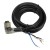 FSC12-FBLN-4 M12 4 pins bend female head 2m black PVC cable NPN sensor connector with LED indicator
