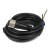 FSC12-FS-3 M12 3 pins straight female head 2m black PVC cable sensor connector