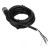 FSC12-FS-4 M12 4 pins straight female head 2m black PVC cable sensor connector