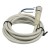 FSC12-FS-4 M12 4 pins straight female head 2m gray PVC cable sensor connector