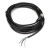FSC12-FS-4 M12 5 pins straight female head 5m black PVC cable sensor connector