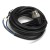 FSC12-MB-4 M12 4 pins bend male head 2m black PVC cable sensor connector