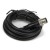 FSC12-MS-4 M12 4 pins straight male head 2m black PVC cable sensor connector