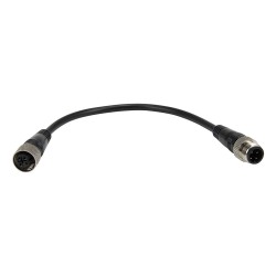 FSC1212-MS4-FS4 M12 4 pins male straight head + M12 4 pins female straight head 0.2m black PVC cable sensor connector