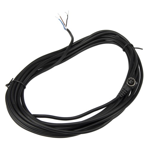 FSC8-FB-4 M8 4pins bend female head 5m black PVC cable sensor connector