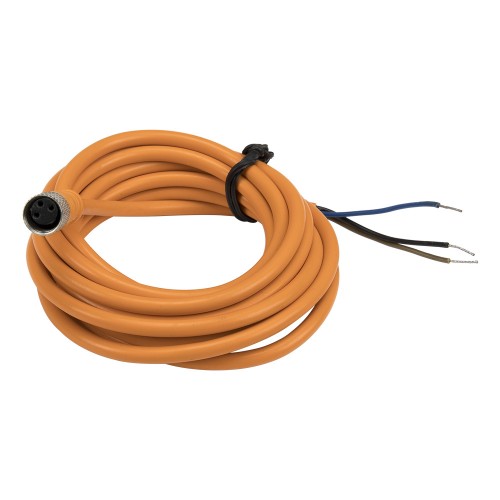 FSC8-FS-3 M8 3pins straight female head 2m orange PVC cable sensor connector for M8 NPN PNP proximity switch sensor