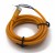 FSC8-FS-4 M8 4pins straight female head 2m orange PVC cable sensor connector