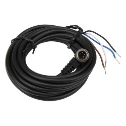 FSC8-MB-4 M8 4pins bend male head 2m black PVC cable sensor connector