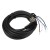 FSC8-MB-4 M8 4pins bend male head 2m black PVC cable sensor connector