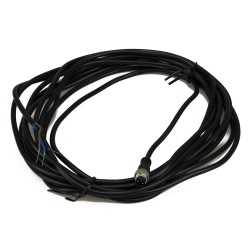 FSC8-MS-3 M8 3pins straight male head 5m black PVC cable sensor connector