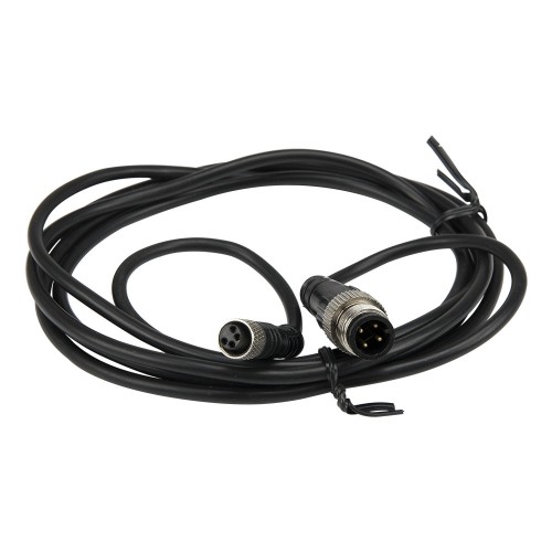 FSC812-FS4-MS4 M8 4 pins straight female head + M12 4 pins straight male head 2m black PVC cable sensor connector