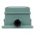 LT3 green aluminium case silver contact reset foot switch for machine tool control