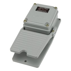 LT3 grey aluminium case silver contact reset foot switch for machine tool control