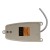 TFS-2 gray aluminium case 0.1m cable silver contact reset foot switch