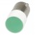 BA9S-1B 24V green round smooth head bayonet connection led bulb indicator light