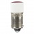BA9S-1B 220V red round smooth head bayonet connection led bulb indicator light