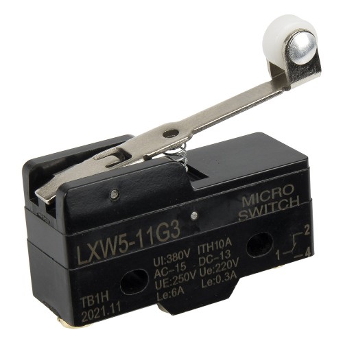 LXW5-11G3 silver contact middle hinge roller lever micro limit switch
